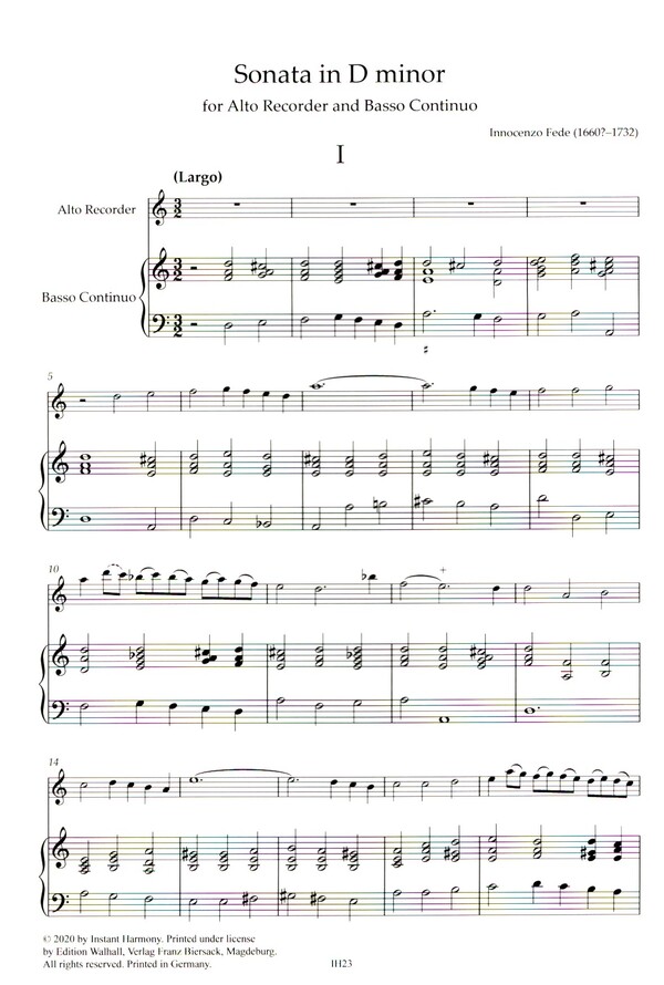 2 Sonatas in D minor and G minor
