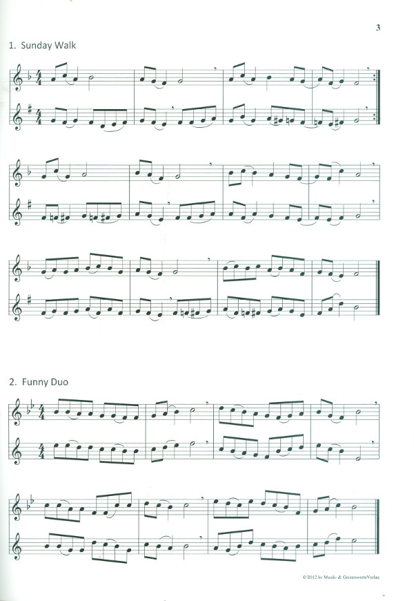 Leichte Jazzduette Band 1