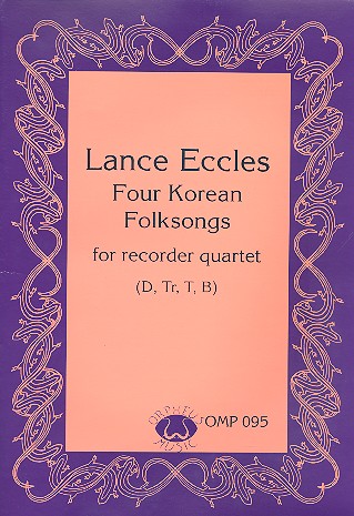 4 Korean Folksongs for 4 recorders