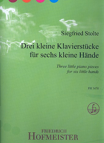3 kleine Klavierstücke für 6 kleine Hände