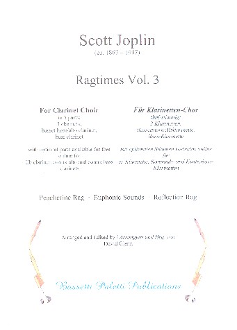 Ragtimes Band 3: für Klarinetten-Ensemble