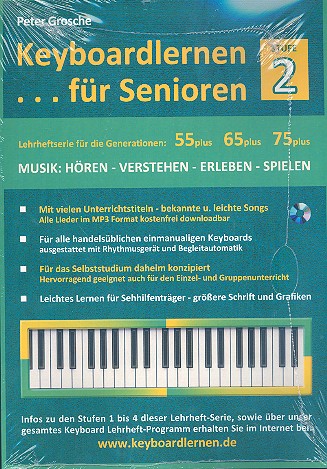 Keyboard lernen für Senioren Band 2