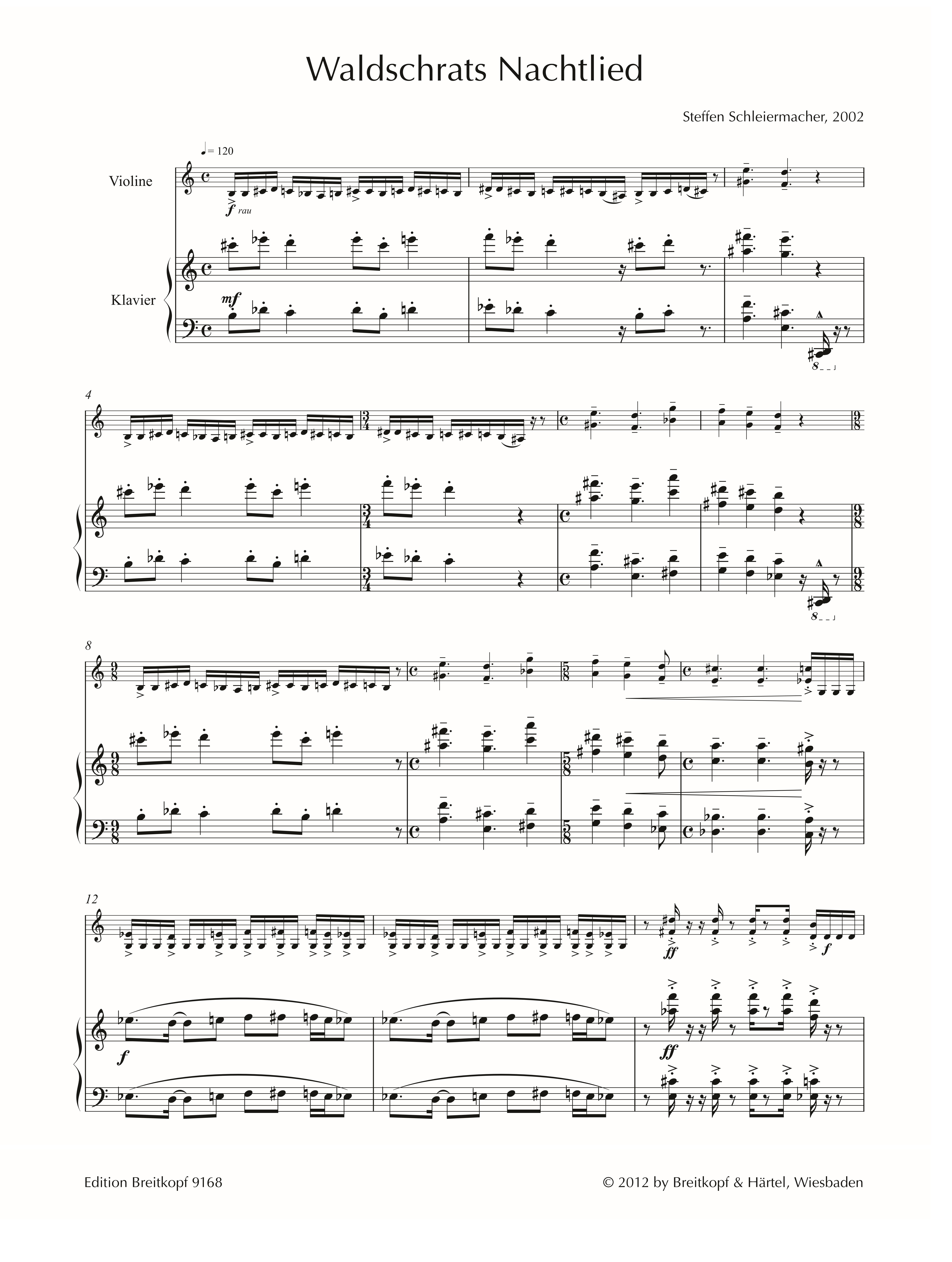 Waldschrats Nachtlied