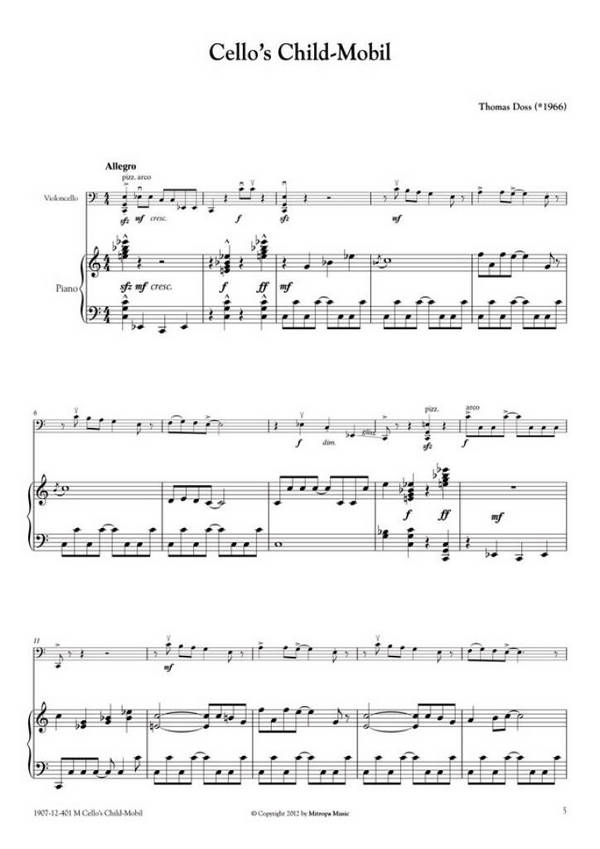 Cello's Child-Mobil
