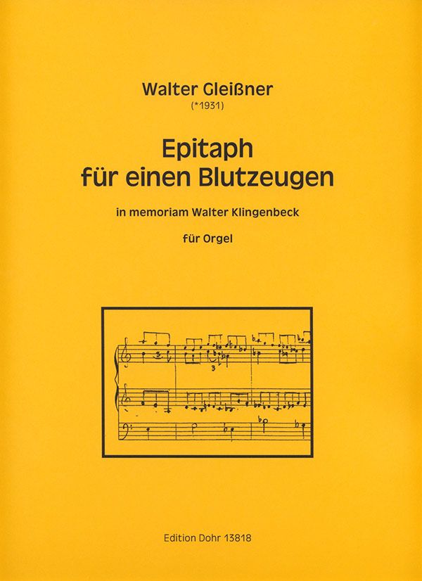 Epitaph für einen Blutzeugen