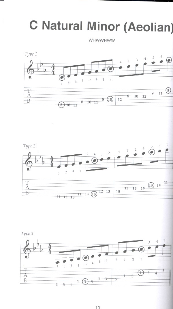 The little black Book of: Guitar Scales