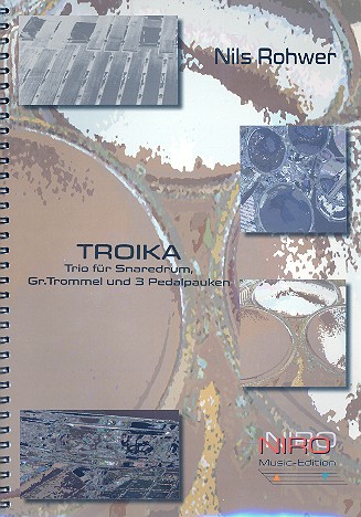 Troika für Snaredrum, große Trommel
