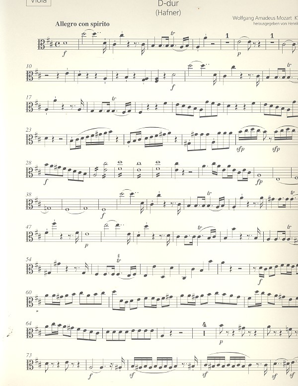 Sinfonie D-Dur Nr.35 KV385