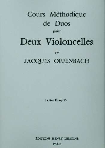 Cours méthodique de duos op.53