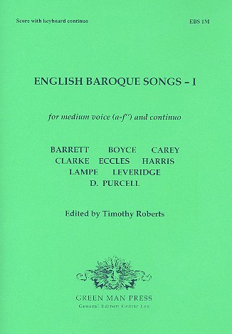 English Baroque Songs vol.1 for