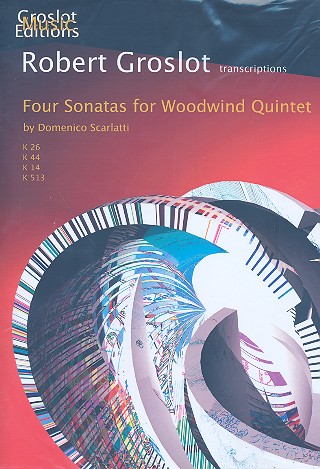 4 Sonatas for flute, oboe, clarinet, horn