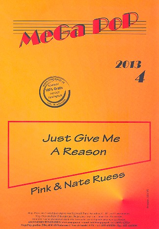 Just give me a Reason: für Klavier