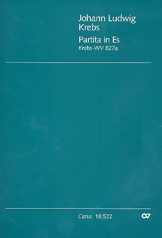 Partita in Es KrebsWV827a für Cembalo