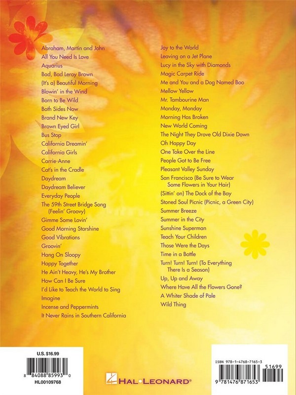 Flower Power for piano (keyboard/organ)