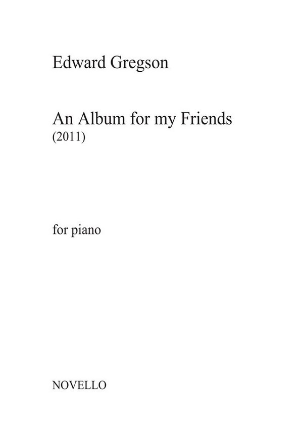 An Album for my Friends for piano