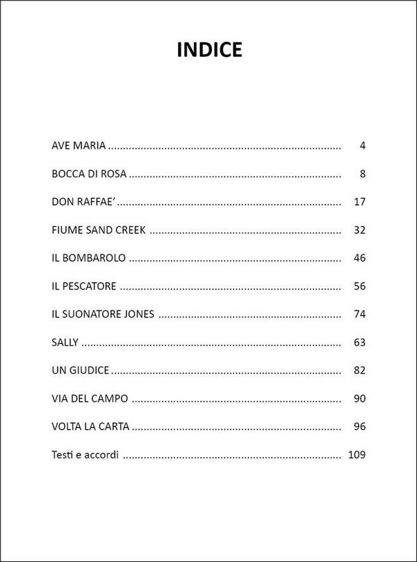 Fabricio de André: songbook