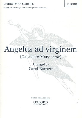 Angelus ad virginem for mixed chorus