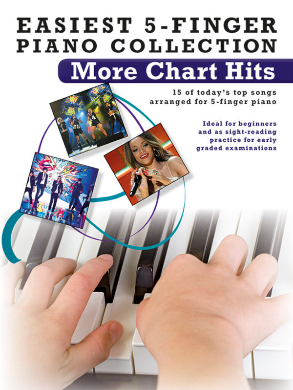 More Chart Hits for 5-finger piano