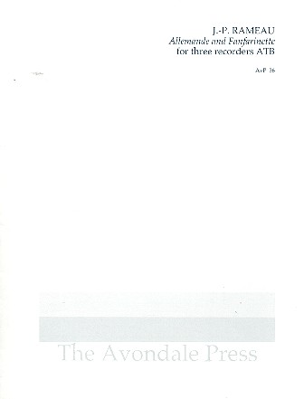 Allemande and Fanfarinette for 3 recorders