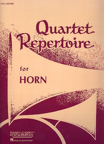 Quartet Repertoire for 4 horns