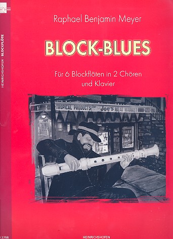 Block-Blues für 6 Blockflöten (SSATTB)