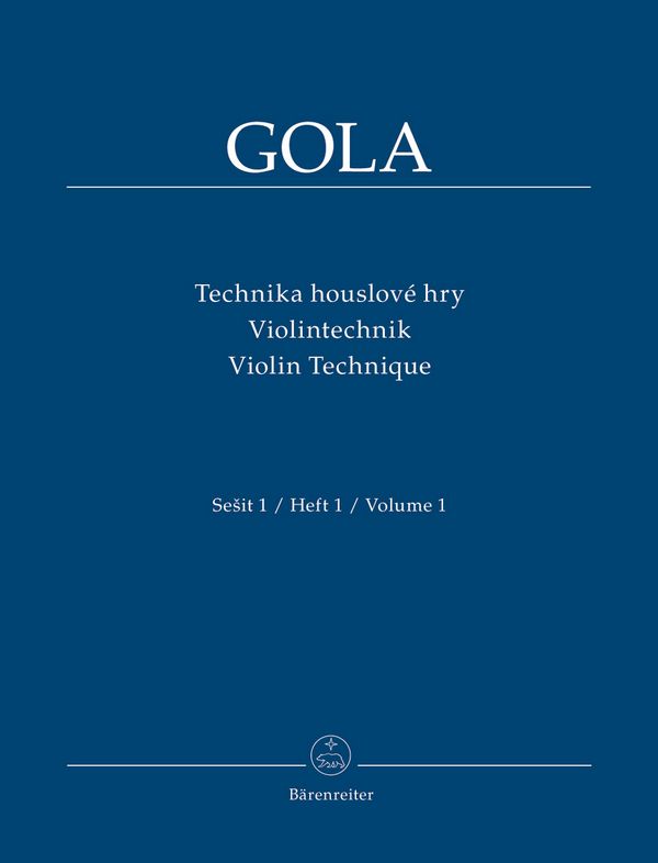 Violintechnik Band 1 (tschech/dt/en)
