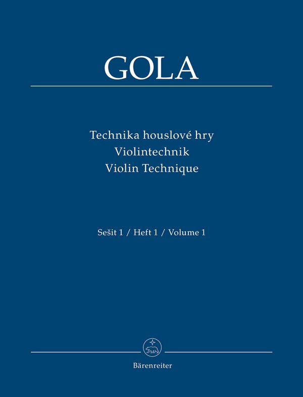 Violintechnik Band 1 (tschech/dt/en)