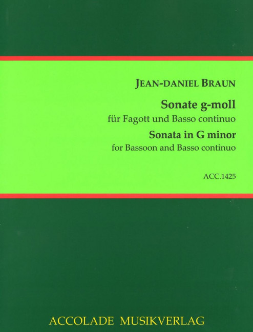 Sonate g-Moll für Fagott und Bc
