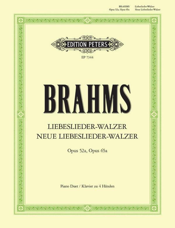 Liebeslieder-Walzer op.52a  und  Neue Liebeslieder-Walzer op.65a