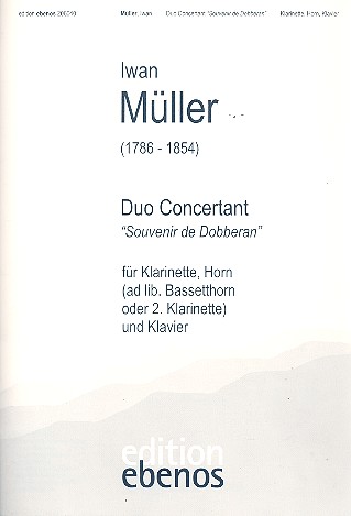 Souvenir de Dobberan für Klarinette, Horn