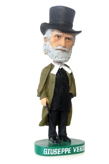 Figur Verdi mit beweglichem Kopf