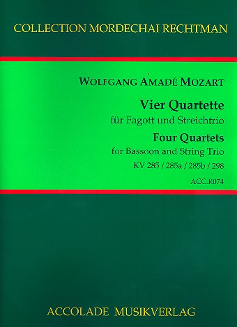 4 Quartette für Fagott, Violine, Viola