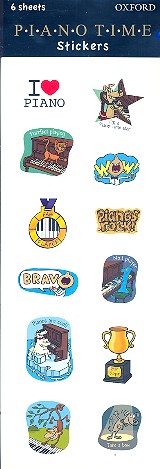 Piano Time Stickers for piano