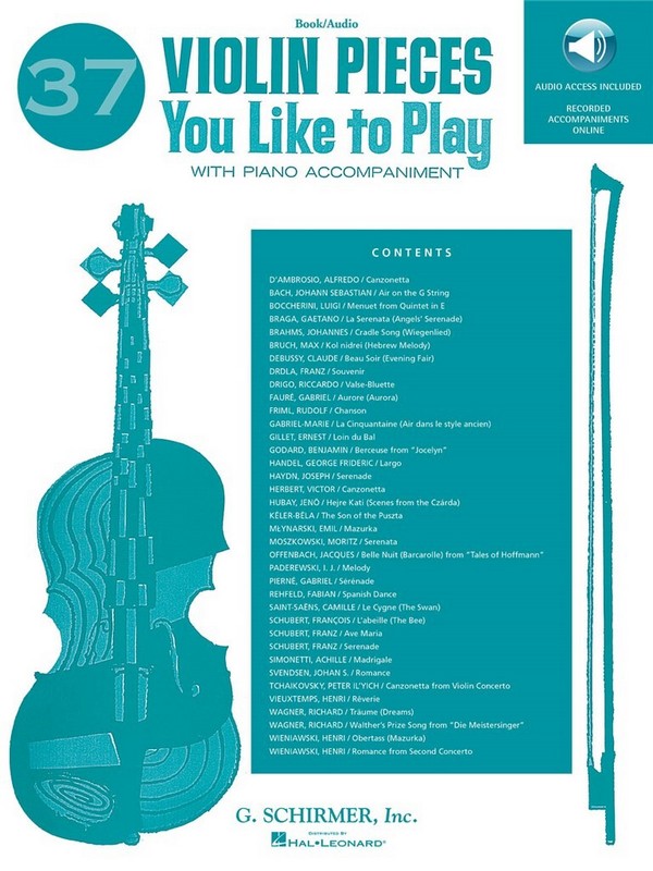 37 Violin Pieces You like to play (+CD)