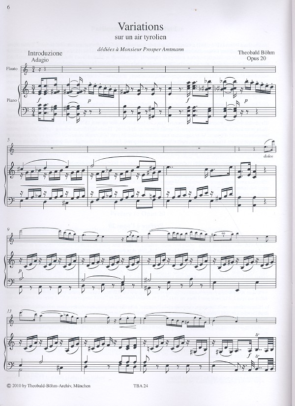 Variations sur un air tyrolien op.20