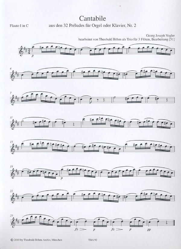 Cantabile aus 32 Préludes Nr.2