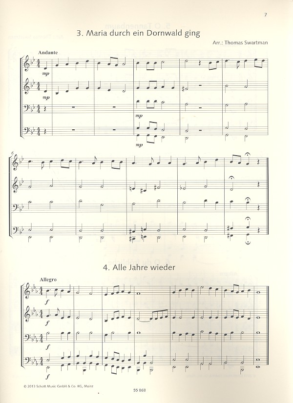 Lieder zur Weihnachtszeit