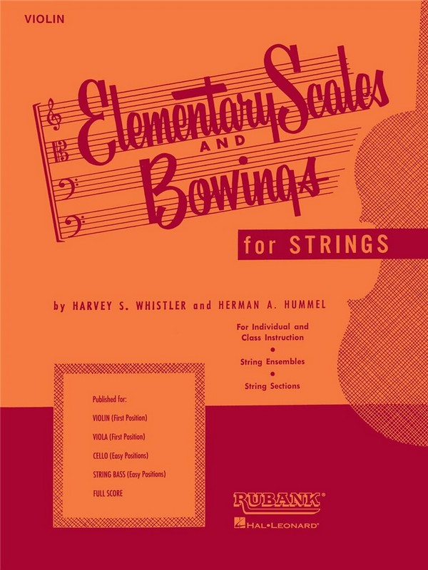 Elementary Scales and bowings