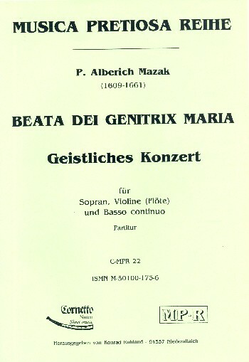 Beata dei genitrix Maria für Sopran,