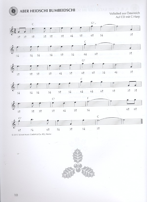 Weihnachten mit der Mundharmonika (+CD)