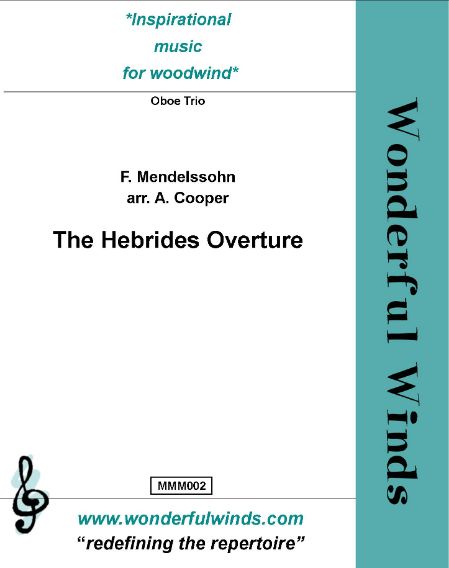 The Hebrides Overture for 2 oboes and