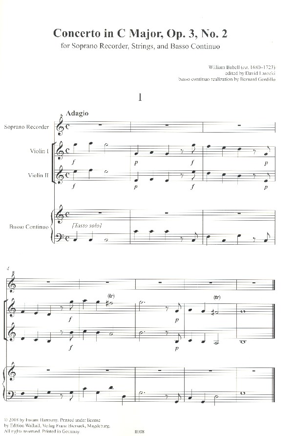 Concerto in C Major op.3,2