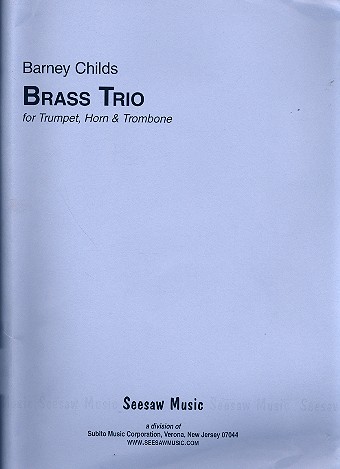 Brass Trio for trumpet, horn and trombone