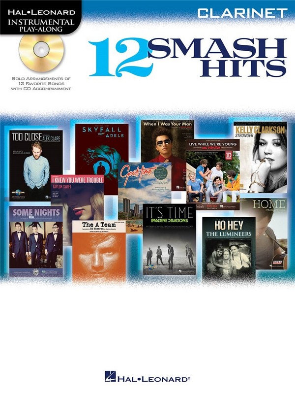 12 Smash Hits (+CD): for clarinet
