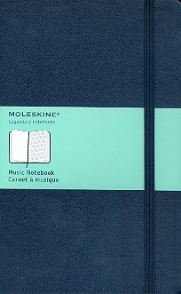 Moleskine Notizbuch mit Notenlinien (einseitig)