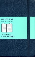 Moleskine Notizbuch mit Notenlinien (beidseitig)