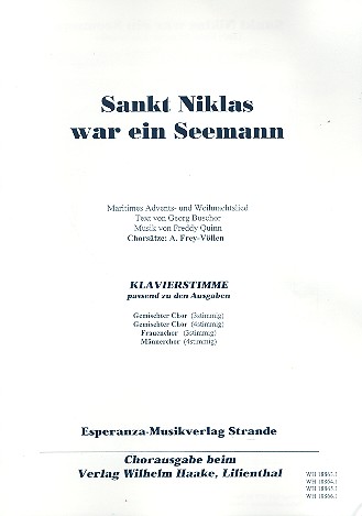 Sankt Niklas war ein Seemann