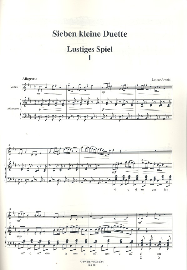 7 kleine Duette