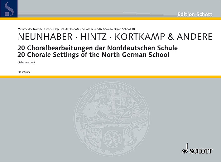 Neunhaber, Andreas: 20 Choralbearbeitungen der Norddeutschen Schule Ba