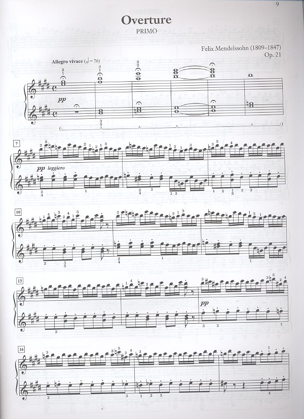 Ouverture to a Midsummer Night's Dream op.21